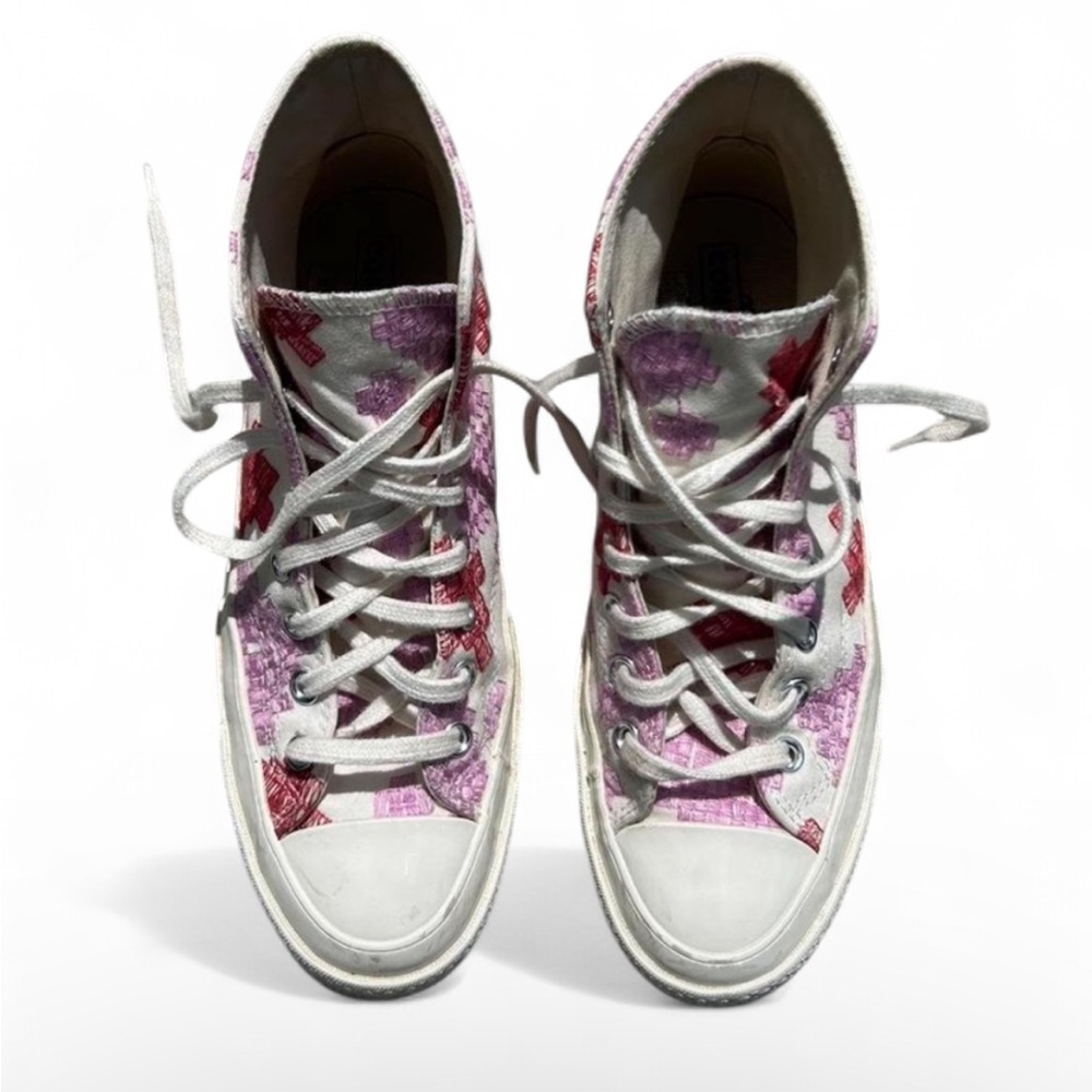 Converse Chuck 7 Hi Bright Embroidery Women's Shoes - Picture 3 of 5